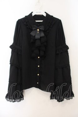 画像1: Amavel / Historical Theatreフリルブラウス F クロ O-26-01-19-063-CA-BL-OW-OS