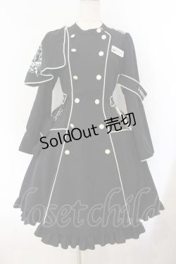 画像1: metamorphose / name of guardianナース風ワンピース  クロ O-26-01-19-006-ME-OP-OW-OS