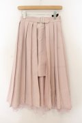 EATME / プリーツラップスカート M ピンク O-26-01-19-065-LO-SK-OW-OS