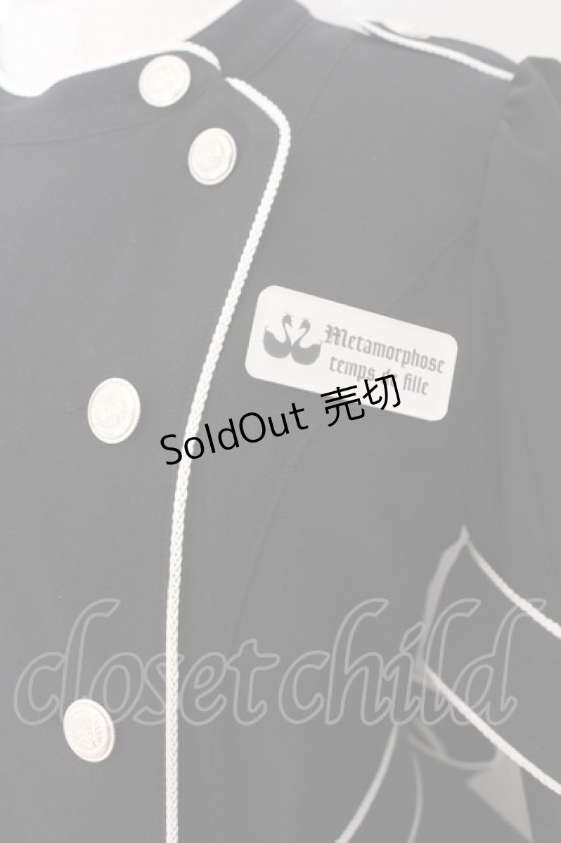画像2: metamorphose / name of guardianナース風ワンピース  クロ O-26-01-19-006-ME-OP-OW-OS (2)