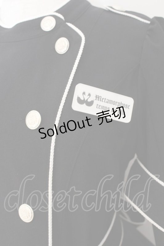 画像2: metamorphose / name of guardianナース風ワンピース  クロ O-26-01-19-006-ME-OP-OW-OS (2)