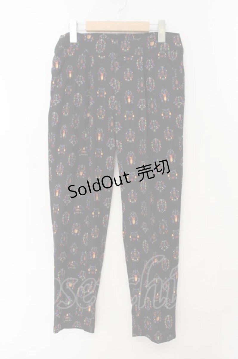 画像1: pays des fees  / 甲虫テーパードパンツ 11号 ブラック O-26-01-19-068-PU-PA-IG-OS (1)