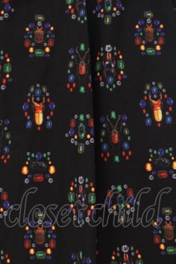 画像2: pays des fees  / 甲虫テーパードパンツ 11号 ブラック O-26-01-19-068-PU-PA-IG-OS