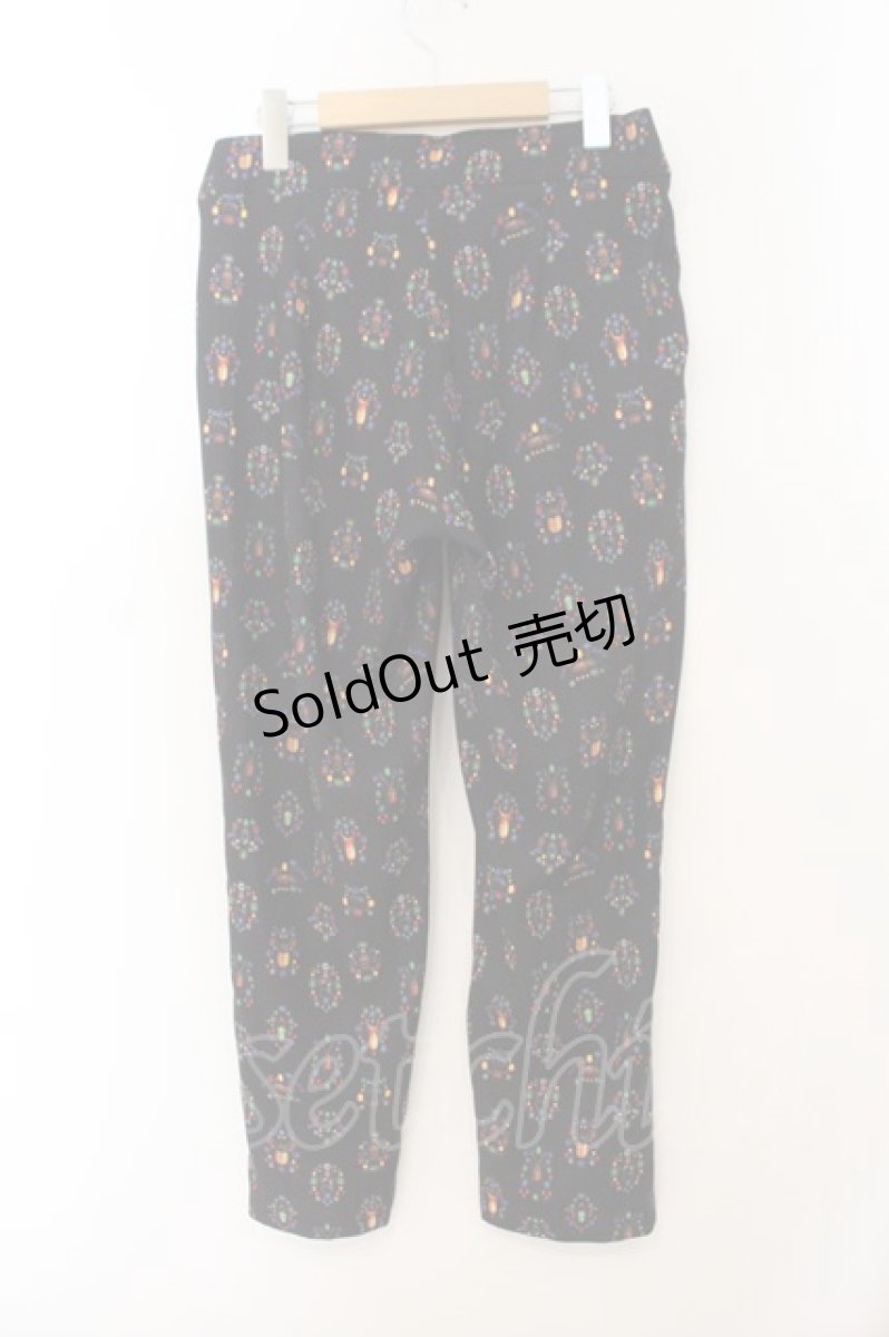 画像3: pays des fees  / 甲虫テーパードパンツ 11号 ブラック O-26-01-19-068-PU-PA-IG-OS (3)