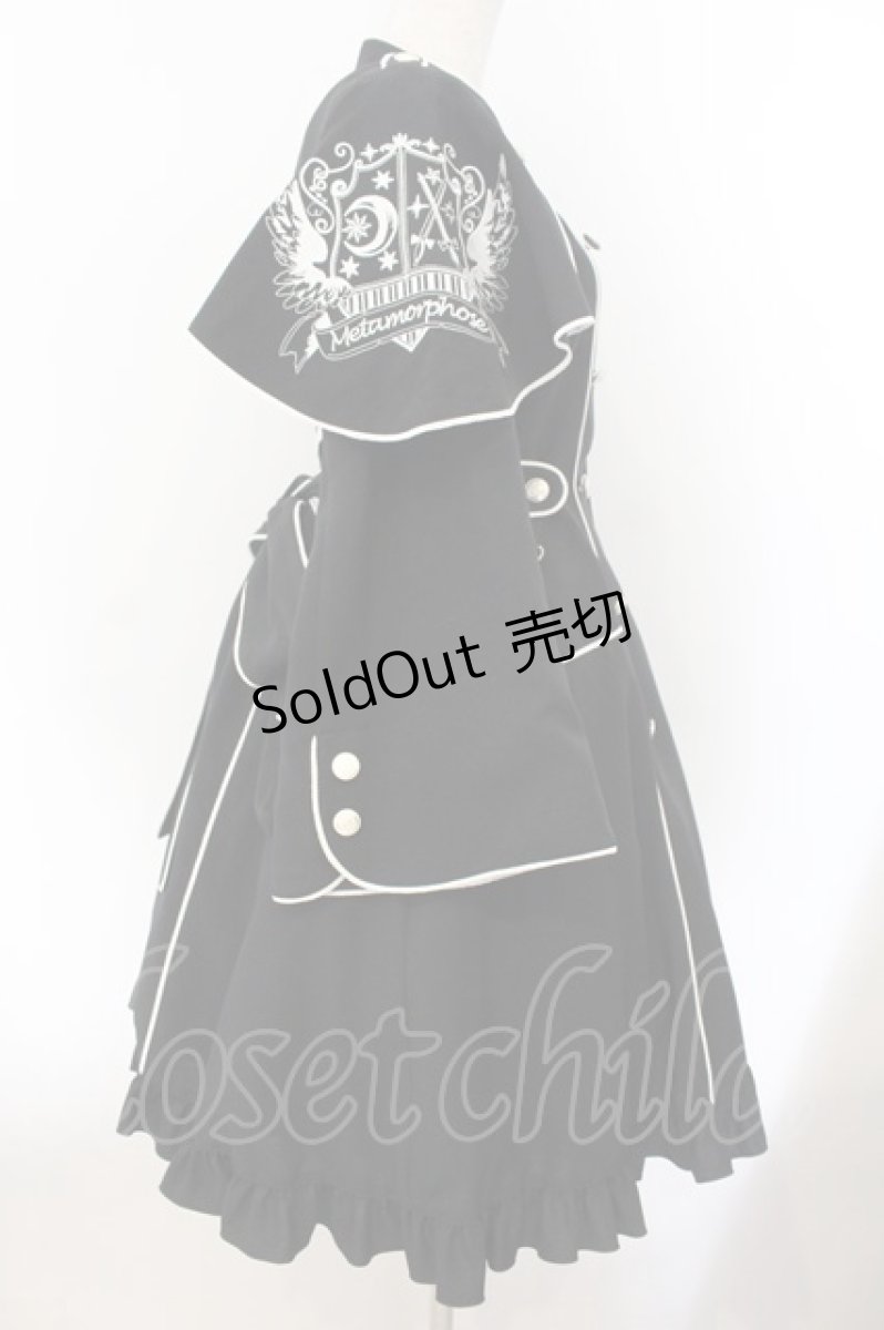 画像3: metamorphose / name of guardianナース風ワンピース  クロ O-26-01-19-006-ME-OP-OW-OS (3)