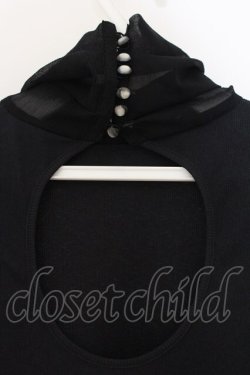 画像4: pays des fees  / forest maiden 背中あきカットソー  ブラック O-26-01-19-074-PU-TO-IG-OS