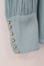画像3: pays des fees  / ノーカラーブラウス  ミント O-26-01-19-075-PU-BL-IG-OS (3)