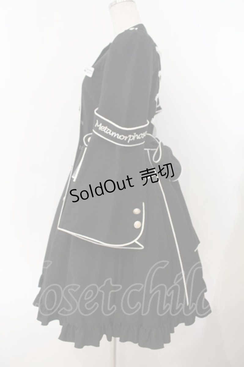 画像5: metamorphose / name of guardianナース風ワンピース  クロ O-26-01-19-006-ME-OP-OW-OS (5)
