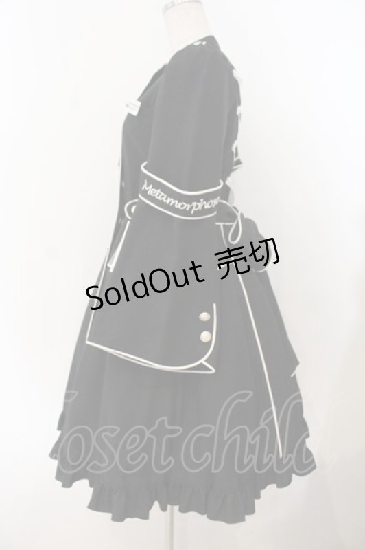 画像5: metamorphose / name of guardianナース風ワンピース  クロ O-26-01-19-006-ME-OP-OW-OS (5)
