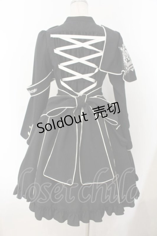 画像6: metamorphose / name of guardianナース風ワンピース  クロ O-26-01-19-006-ME-OP-OW-OS (6)