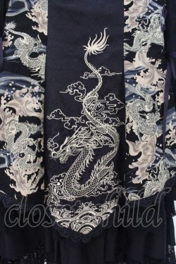 画像3: 四叶工房 / 「龍吟曲」チャイナ風長袖刺繍ワンピース XS ネイビー O-26-01-19-008-PU-OP-OW-OS