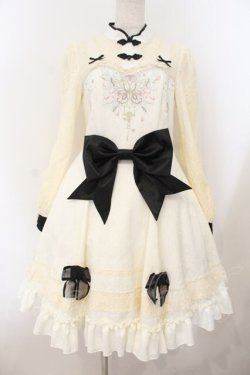 画像2: With Puji / 長安の詩　ワンピース L アイボリー O-26-01-19-009-EL-OP-OW-OS