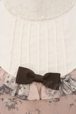 画像2: Melody BasKet / Vintage bearラウンドヨークワンピース M ピンク O-26-01-19-011-LO-OP-OW-OS