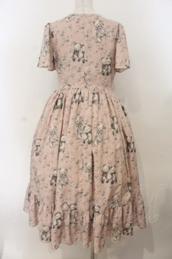 画像5: Melody BasKet / Vintage bearラウンドヨークワンピース M ピンク O-26-01-19-011-LO-OP-OW-OS