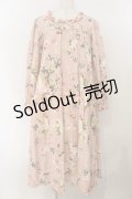 PINK HOUSE / Berry Roseプリントミディワンピース  ピンク O-26-01-19-012-LO-OP-OW-OS