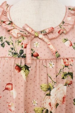 画像2: PINK HOUSE / Berry Roseプリントミディワンピース  ピンク O-26-01-19-012-LO-OP-OW-OS