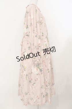 画像4: PINK HOUSE / Berry Roseプリントミディワンピース  ピンク O-26-01-19-012-LO-OP-OW-OS