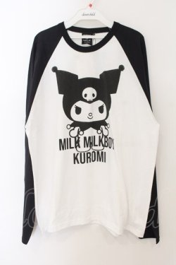 画像1: MILK / クロミ3ネームTee L クロ O-26-01-19-014-ML-TO-OW-OS
