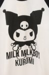 画像2: MILK / クロミ3ネームTee L クロ O-26-01-19-014-ML-TO-OW-OS (2)