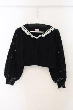 画像1: meltie / きゅるきゅるセーラーカーディガン  クロ O-26-01-19-018-PU-TO-OW-OS