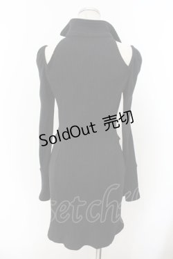 画像3: EATME / オープンカラーワンピース F クロ O-26-01-19-002-LO-OP-OW-ZT539