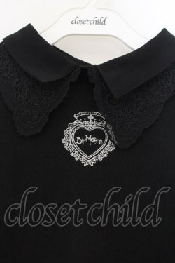 画像2: DimMoire / おすましレース襟トップス M ブラック O-26-01-19-019-0-TO-OW-OS