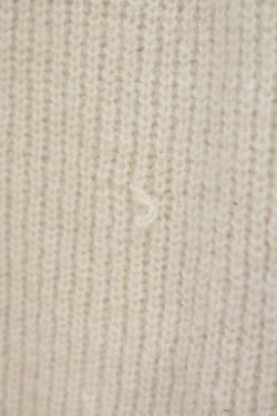 画像2: EAT ME / フェイクファーストラップオフショルダーリブニット F アイボリー O-26-01-19-020-LO-TO-OW-OS