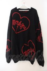 画像1: MORPH8NE / MORPH8NE KNIT JUMPER　ニット  ブラック×レッド O-26-01-19-021-PU-TO-OW-ZT555 (1)