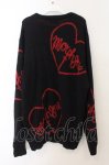 画像3: MORPH8NE / MORPH8NE KNIT JUMPER　ニット  ブラック×レッド O-26-01-19-021-PU-TO-OW-ZT555 (3)