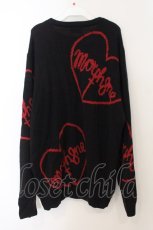 画像3: MORPH8NE / MORPH8NE KNIT JUMPER　ニット  ブラック×レッド O-26-01-19-021-PU-TO-OW-ZT555 (3)