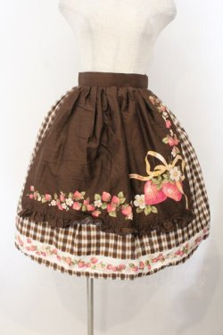 画像1: Innocent World / アンネッテスカート（short） M ブラウン O-26-01-19-003-IW-SK-IG-OS