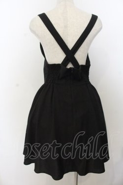 画像2: Secret Honey / 羽ビジュー吊りスカート 8 クロ O-26-01-20-036-CA-SK-IG-OS