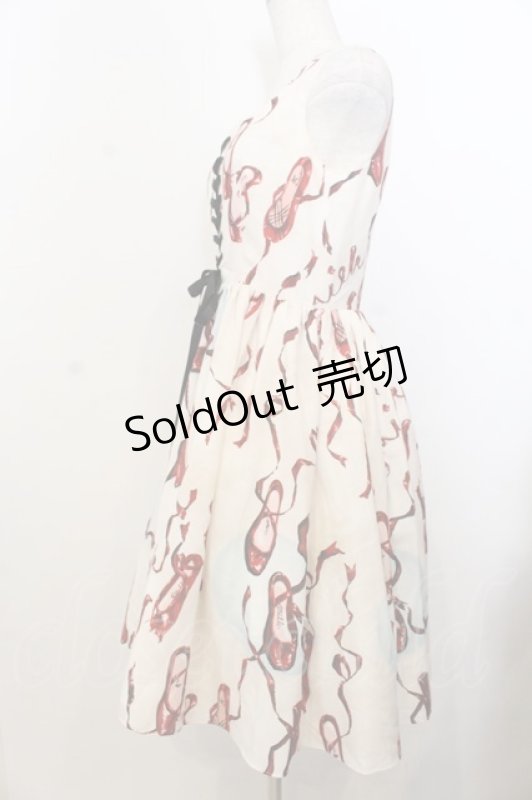 画像2: MILK / レッドシューズドレス  オフ O-26-01-20-038-ML-OP-IG-OS (2)