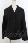 画像1: MIHO MATSUDA / ボタン配色ジャケット M ブラック O-26-01-20-005-GO-JA-OW-OS (1)