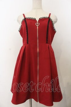 画像1: DearMyLove / 2setチャームジップジャンスカ M ボルドー O-26-01-20-042-EL-OP-IG-OS