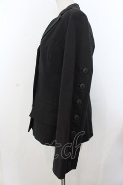 画像2: MIHO MATSUDA / ボタン配色ジャケット M ブラック O-26-01-20-005-GO-JA-OW-OS