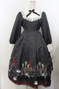 画像1: axes femme kawaii / 猫会ワンピース M クロ O-26-01-20-045-AX-OP-IG-OS