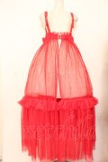 Candy Stripper / MARRY ME HARNESS TULLE スカート  レッド O-26-01-20-047-PU-SK-IG-OS