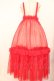 画像2: Candy Stripper / MARRY ME HARNESS TULLE スカート  レッド O-26-01-20-047-PU-SK-IG-OS (2)