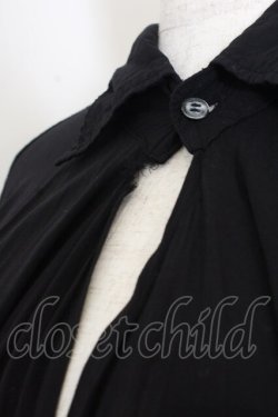画像2: BPN FOR MEN / 胸開きビックシルエットシャツ M ブラック O-26-01-20-056-GO-BL-IG-OS