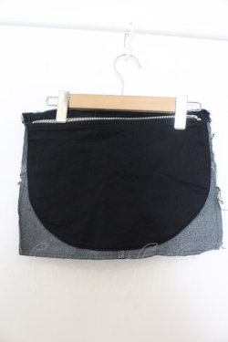 画像2: h.NAOTO / コーディングデニム ギアプリントヒップバッグ  ブロンズ×ブラック O-26-01-20-060-HN-ZA-IG-OS