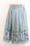 axes femme / チョコミントプリントスカート F ミント O-26-01-20-067-AX-SK-YM-OS