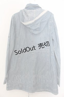 画像2: LIZ LISA / デニムモッズコート  インディゴ O-26-01-20-070-LO-OP-IG-OS