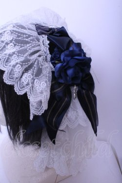 画像2: ALICE and the PIRATES / 薔薇の誓い〜愛と裏切りの輪舞曲〜柄ヘッドドレスカチューシャ  アオ O-26-01-20-1005-PA-AC-OW-OS