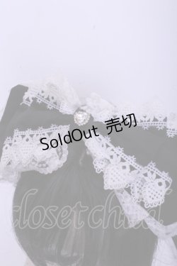 画像2: Jamieエーエヌケー / リボンカチューシャ  クロ×シロ O-26-01-20-1037-0-AC-IG-OS