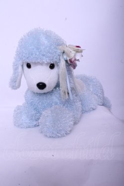 画像2: JESUS DIAMANTE / プードルぬいぐるみ（伏せポーズ）  サックス O-26-01-20-1038-JE-ZA-OW-OS