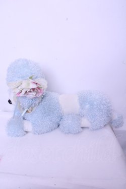 画像4: JESUS DIAMANTE / プードルぬいぐるみ（伏せポーズ）  サックス O-26-01-20-1038-JE-ZA-OW-OS