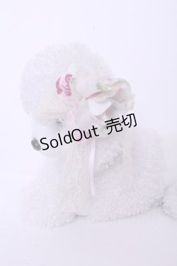 画像3: JESUS DIAMANTE / プードルぬいぐるみ（伏せポーズ）  シロ O-26-01-20-1039-JE-ZA-OW-ZT386