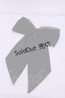 画像1: Ank Rouge / BIGオリボンバレッタ  クロ O-26-01-20-1041-CA-AC-IG-OS