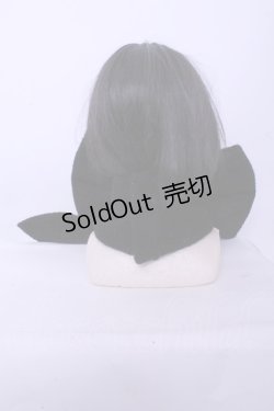 画像2: Jamieエーエヌケー / 安全ピンおリボンストール  クロ O-26-01-20-1042-0-ZA-IG-ZT511